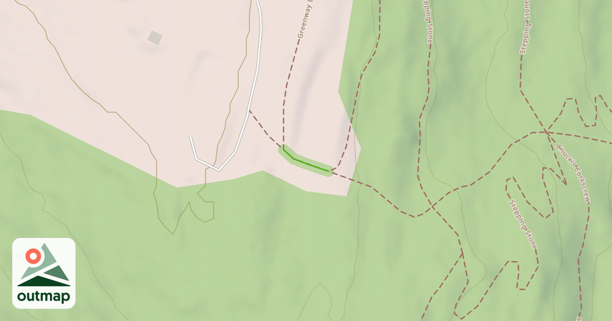 Map of Sleigh Road (Lower)