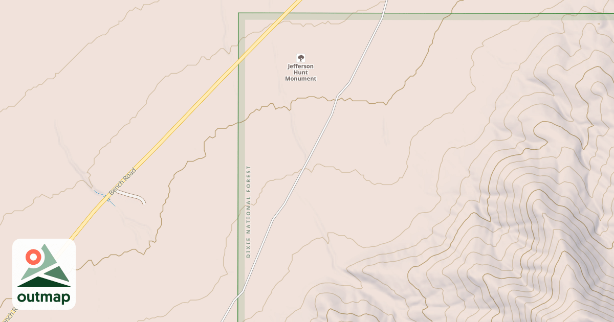 Map of USFS Motor Vehicle Use Map Roads {A6553B52-82F9-4A69-8EFE-4794644F7D29}