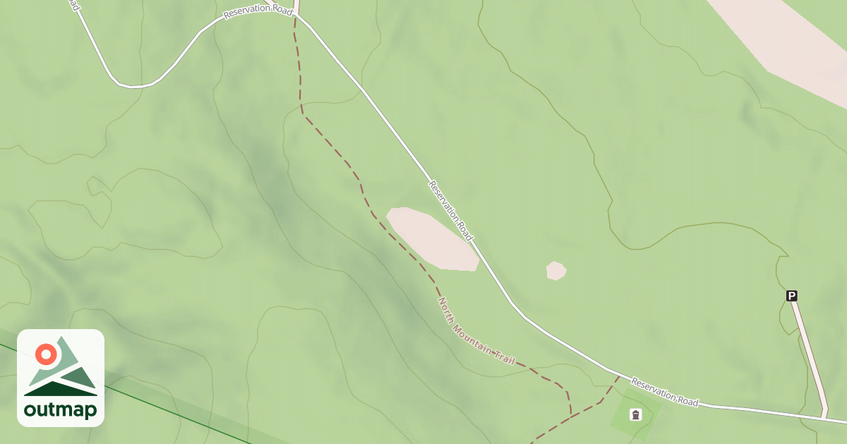 Map of North Mtn trail