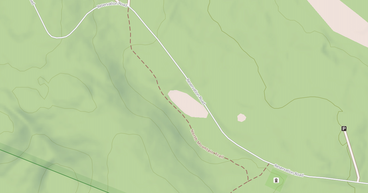 Map preview of North Mtn trail