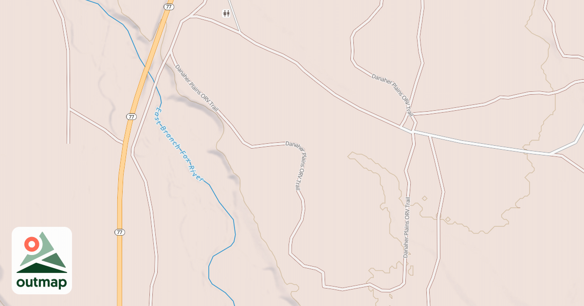 Map of Danaher Plains Trail
