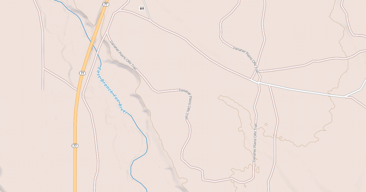 Map preview of Danaher Plains Trail