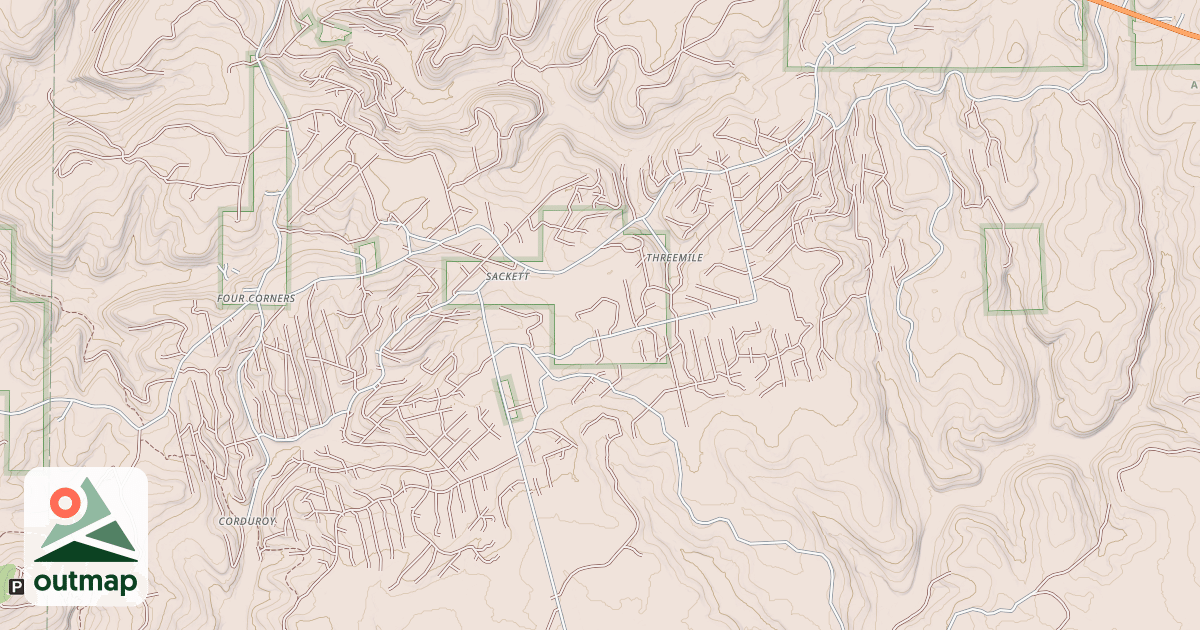 Map of Timberline Atv A Loop