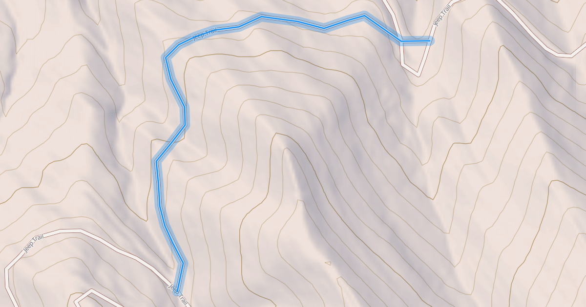 Map preview of Jeep Trail