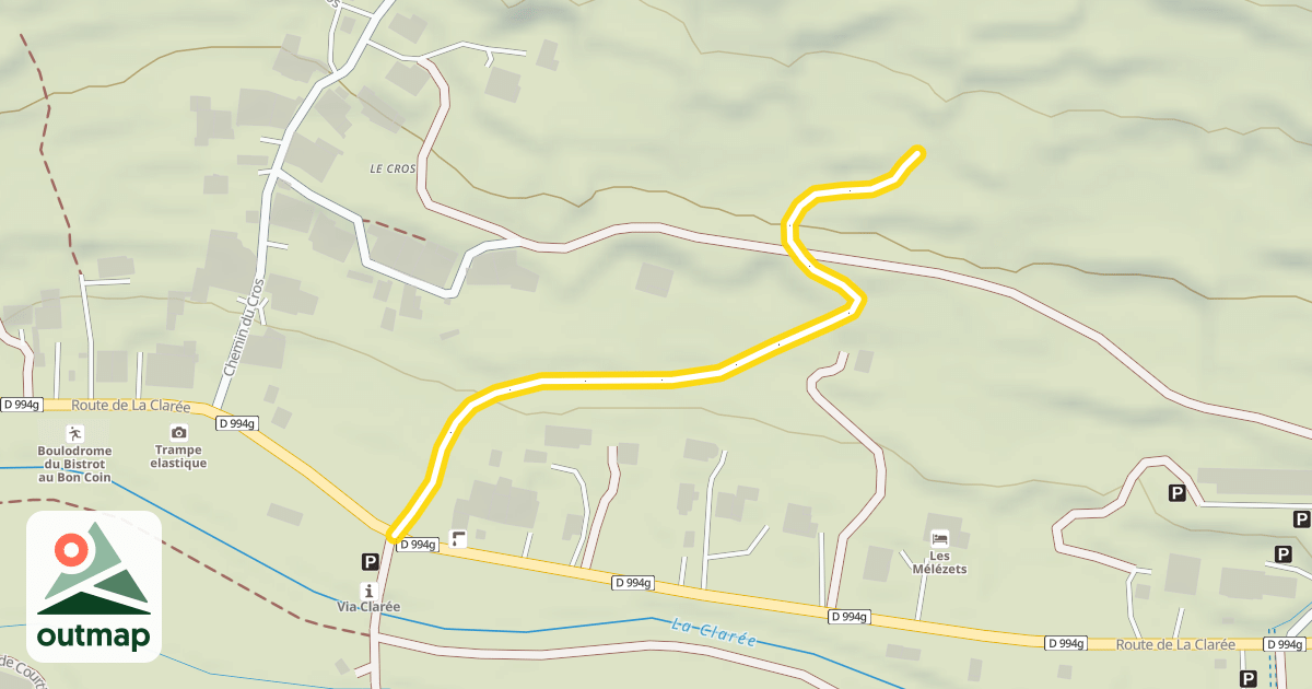 Map of Fortville / Clapières