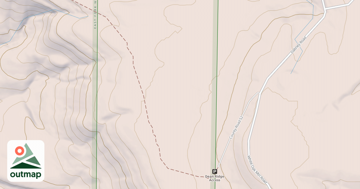 Map of DEAN RIDGE ACCESS