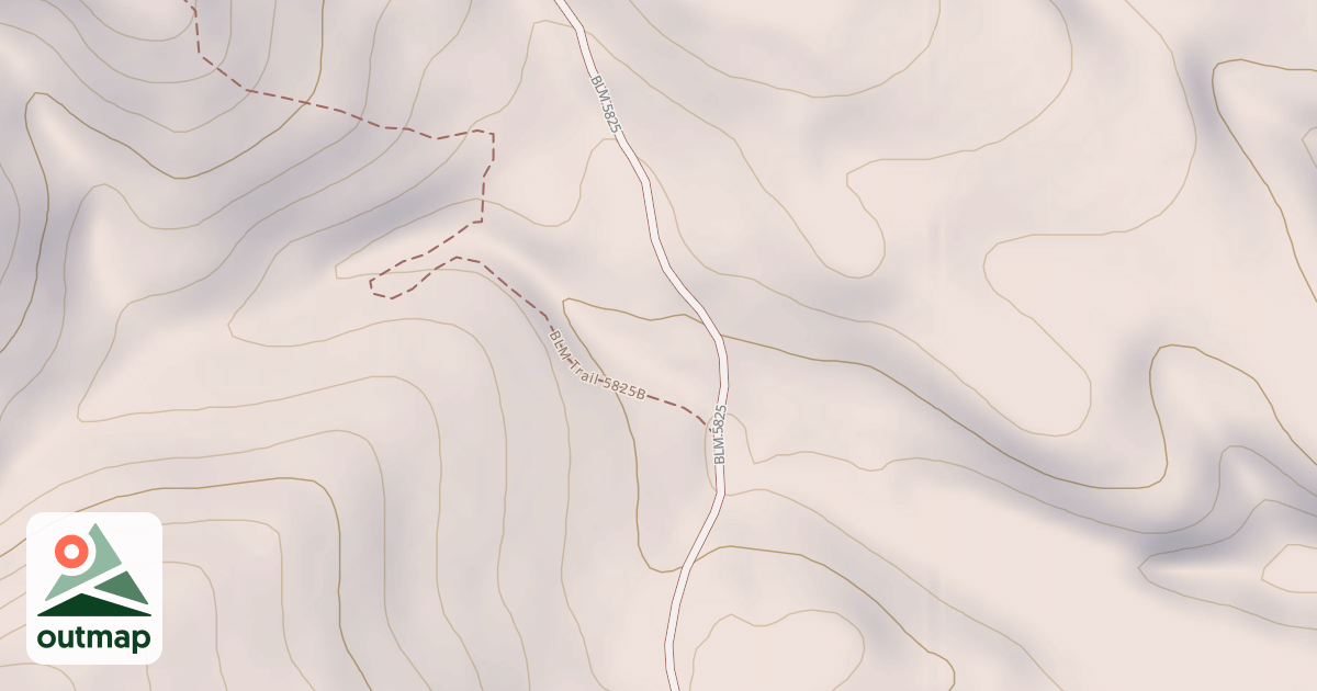 Map of BLM National GTLF Public Motorized Roads 0805b86b-ad70-4799-94d1-e3340d053284