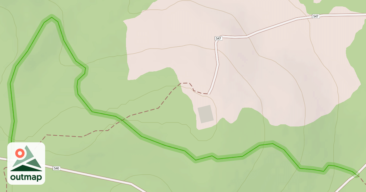 Map of Calloway Creek Trail