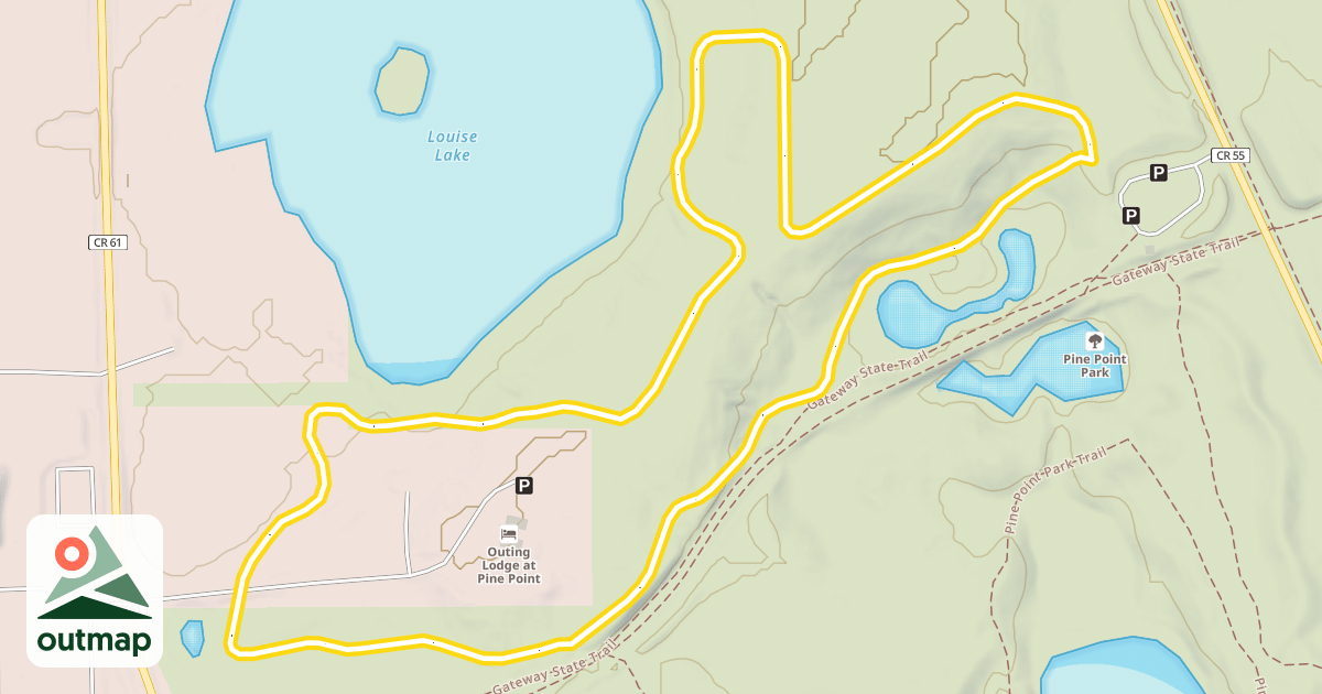 Map of Yellow Trail