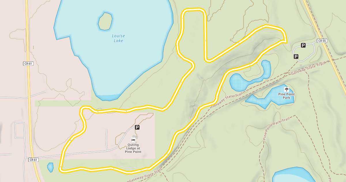 Map preview of Yellow Trail