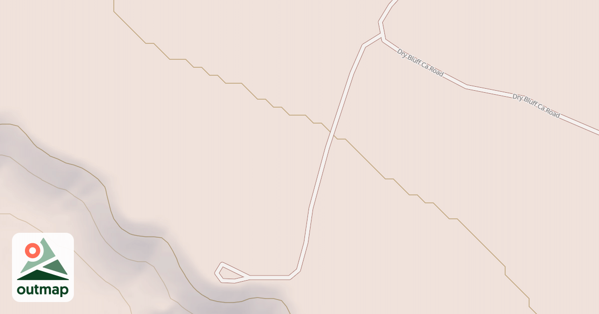 Map of DRY BLUFF CB