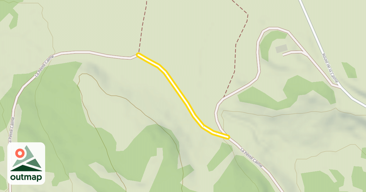 Map of La Petite Calme