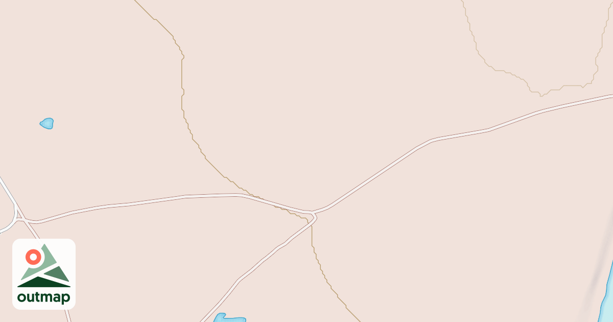 Map of HOG LAKE N