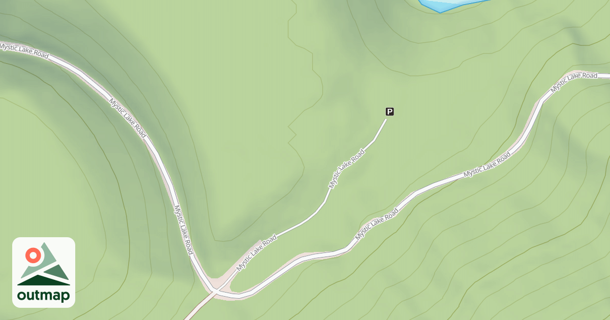 Map of MYSTIC LAKE
