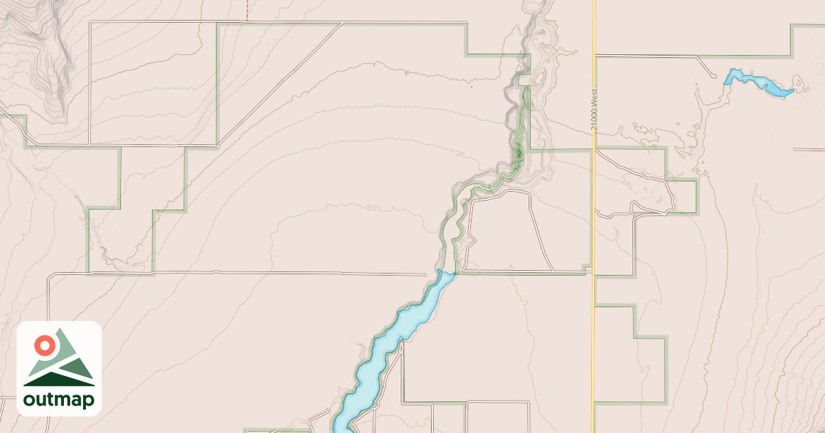 Map of WEST STONE RESERVOIR