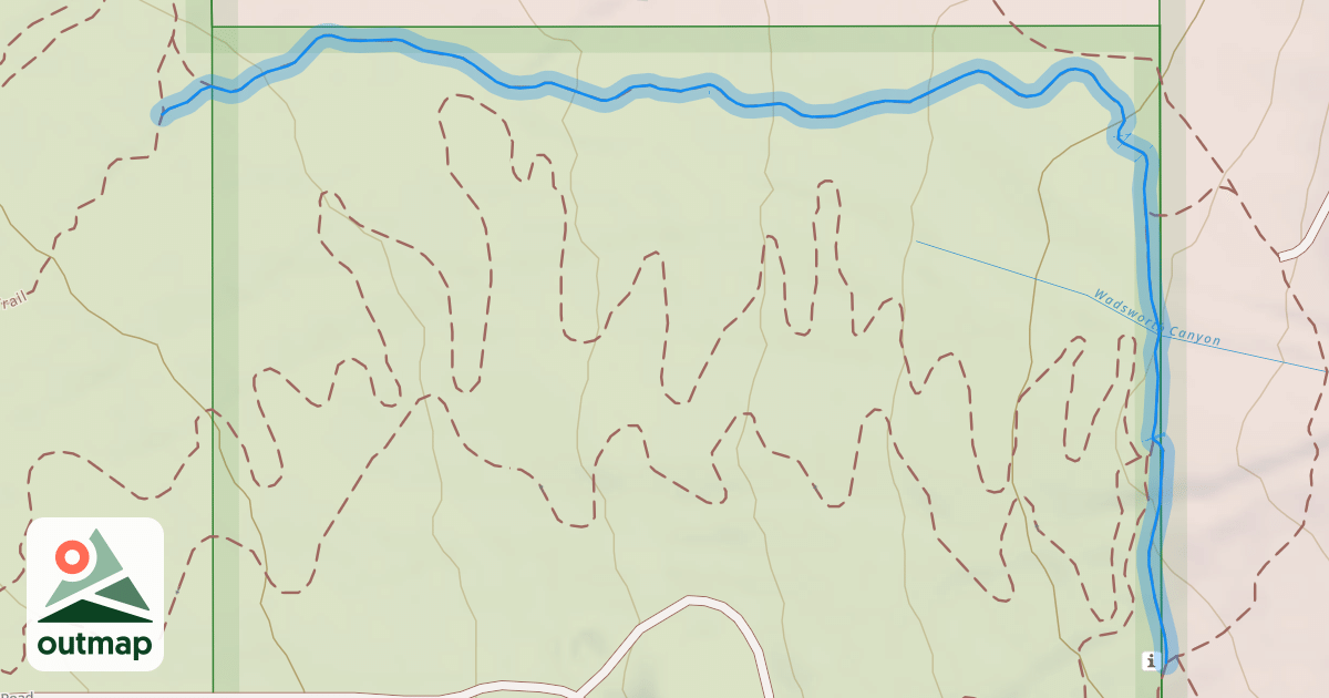 Map of Ziggy Trail