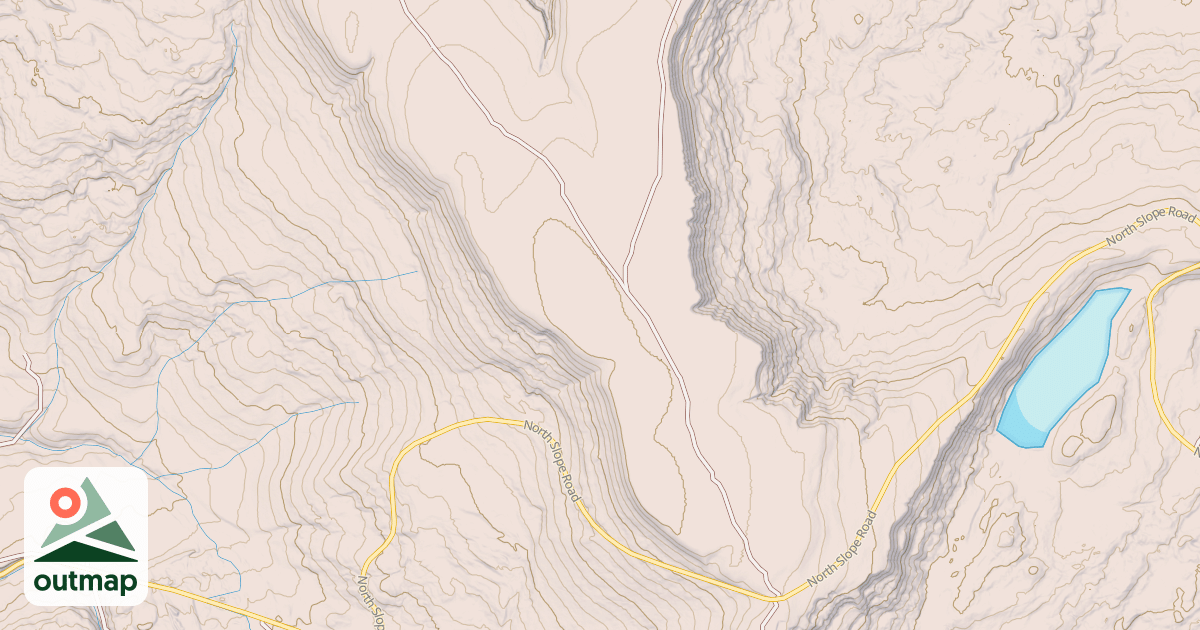 Map of ELIZABETH MOUNTAIN