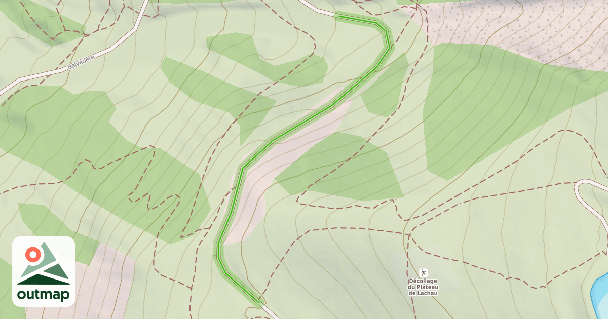 Map of Belvédère