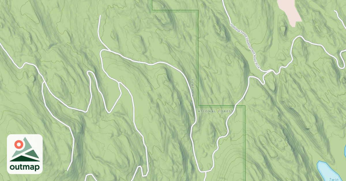 Map of CLIFF CREEK LOOP