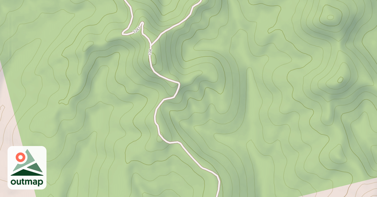 Map of White Sulphur Ohv Trail