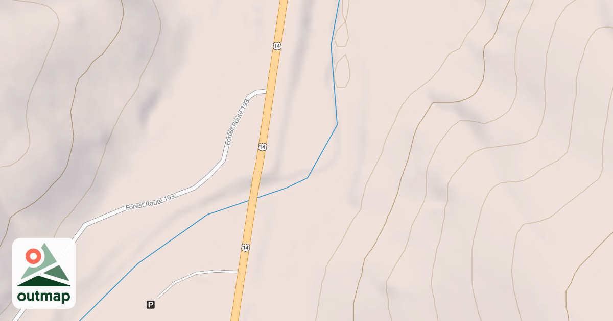 Map of TONGUE RIVER CABIN