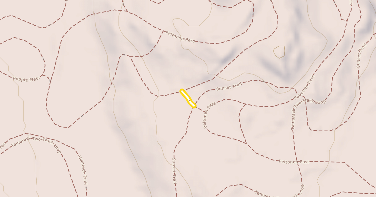Map preview of Popple Climb