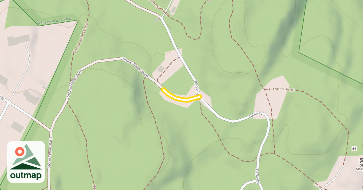 Map of Stone Tower Trail