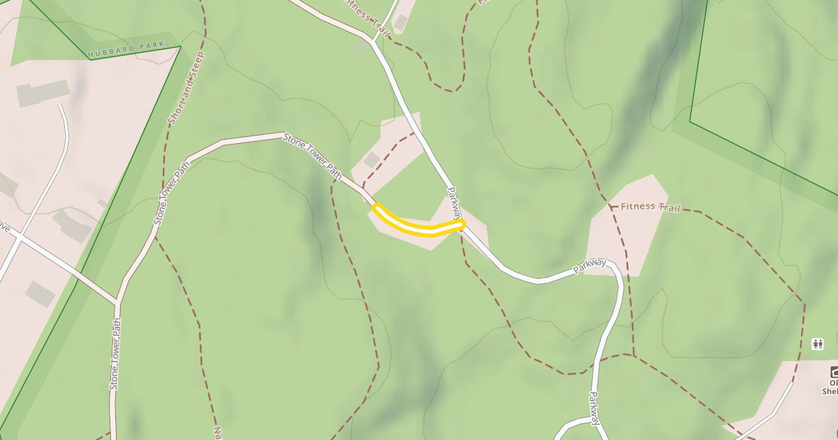 Map preview of Stone Tower Trail