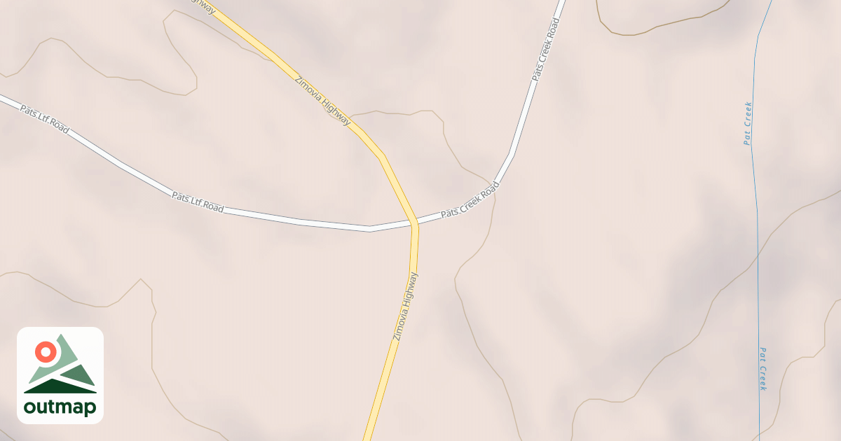 Map of PATS CREEK