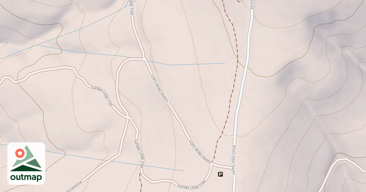 Map of USFS National Forest System Roads {6FDF0460-EF72-40BD-947C-684E68CD1CC1}