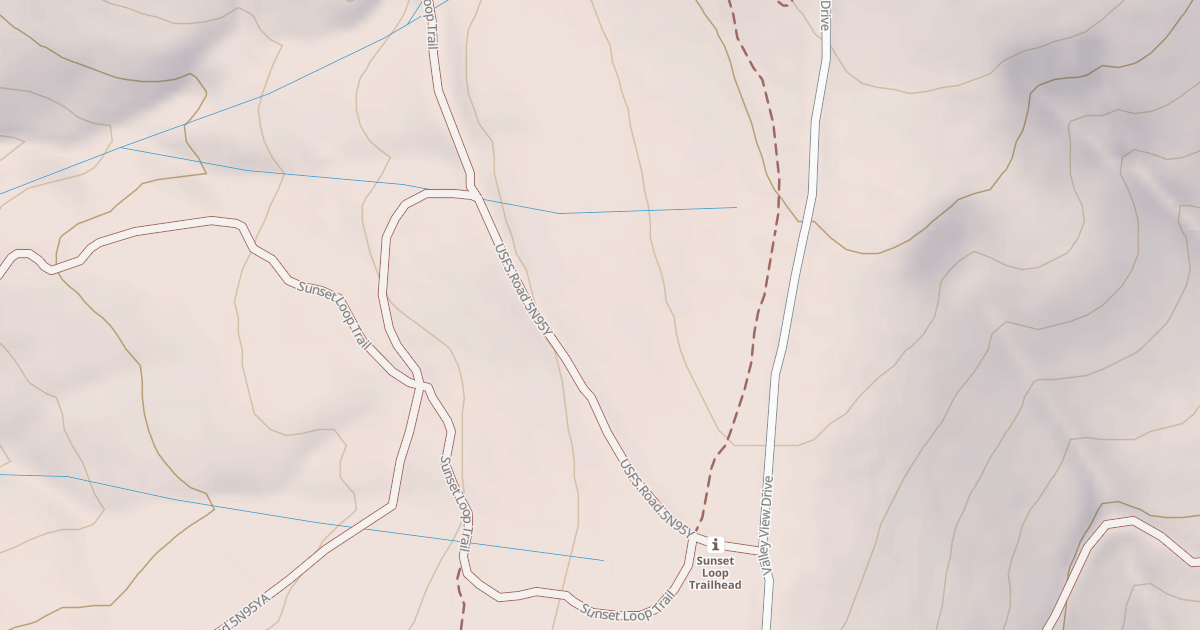 Map preview of USFS National Forest System Roads {6FDF0460-EF72-40BD-947C-684E68CD1CC1}