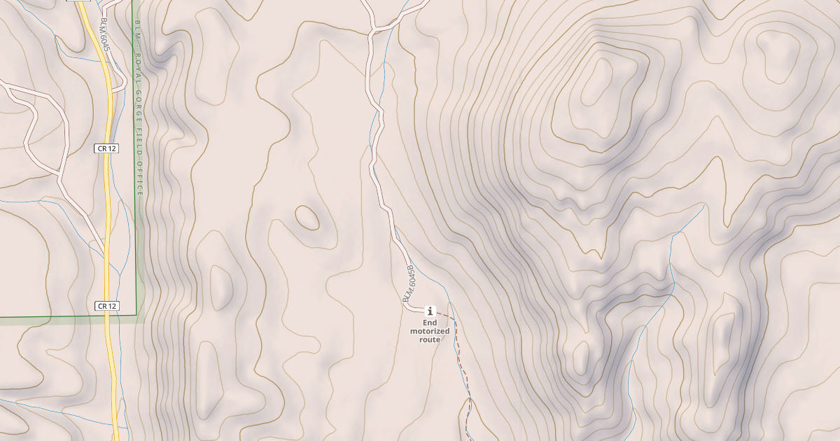 Map preview of BLM National GTLF Public Motorized Roads 62d881ff-5352-496c-99da-38da5ea45dcb