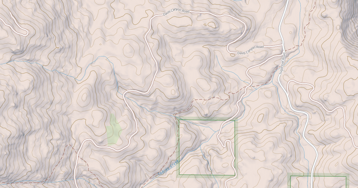 Map preview of DAVIS CANYON