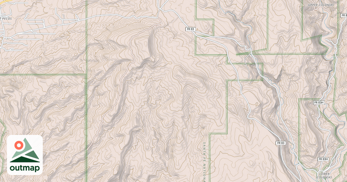 Map of USFS National Forest System Roads {3431DC0F-5C78-407F-90DE-76C85782F4BF}