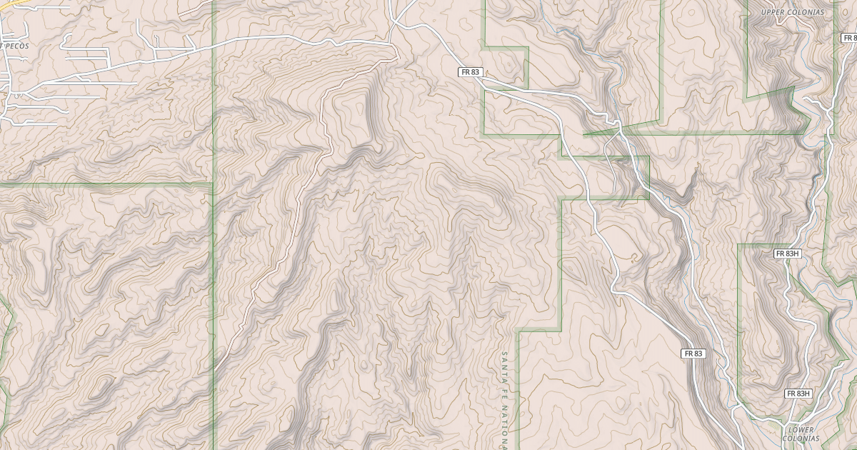 Map preview of USFS National Forest System Roads {3431DC0F-5C78-407F-90DE-76C85782F4BF}