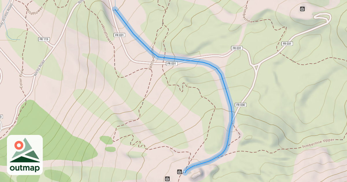 Map of Hunter's Run