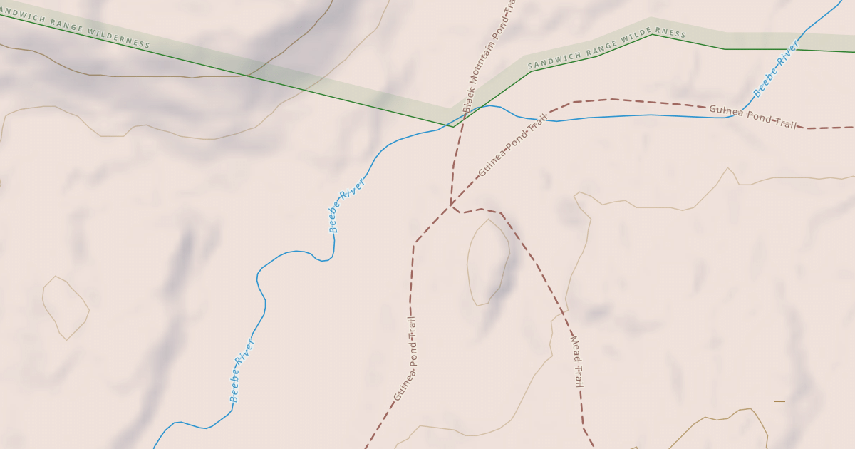 Map preview of Guinea Pond Trail