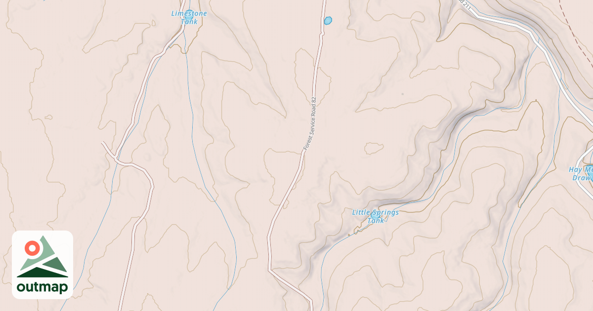 Map of ANDERSON MESA
