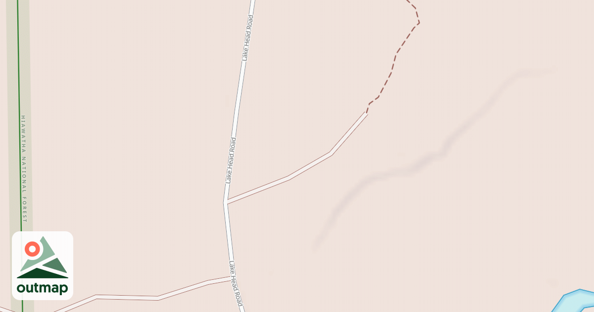 Map of BREVOORT CAMP SPUR D