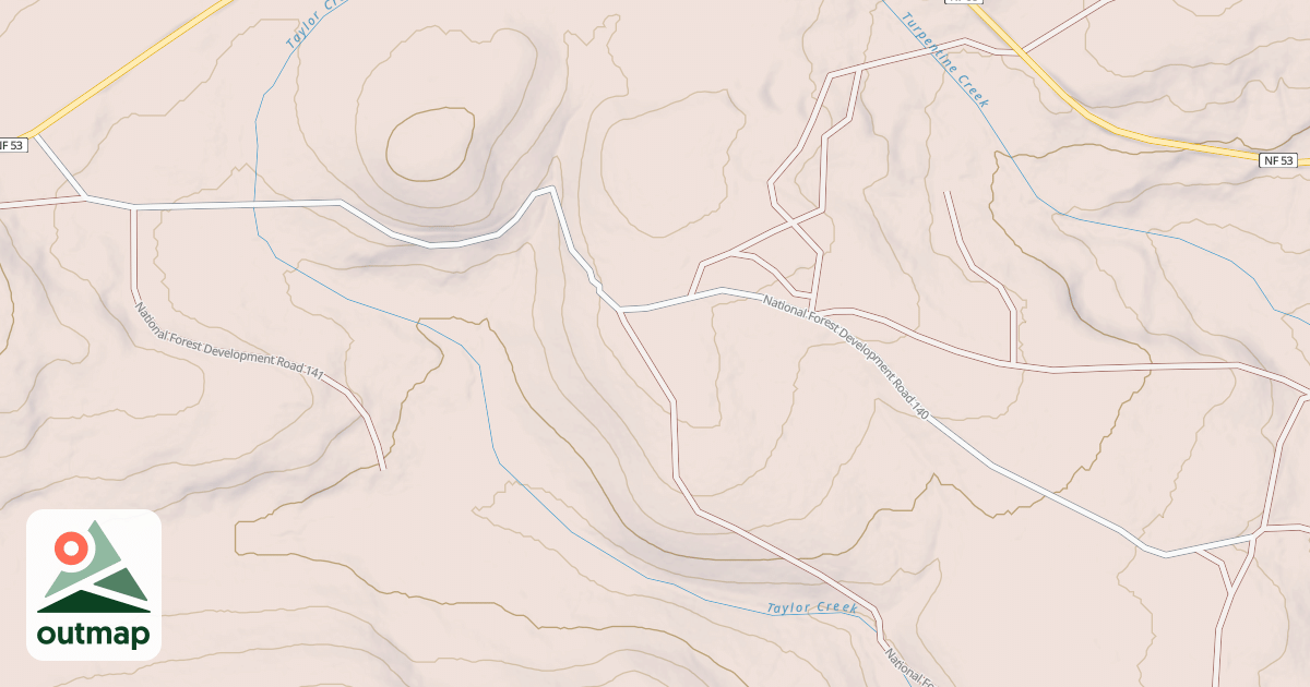 Map of USFS National Forest System Roads {284D0425-B909-4AD8-B23D-9B4460E44100}