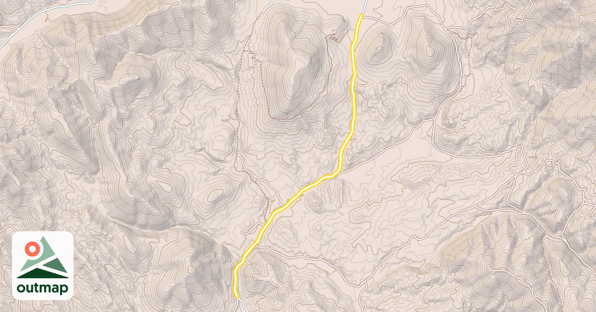 Map of Rock Creek Road