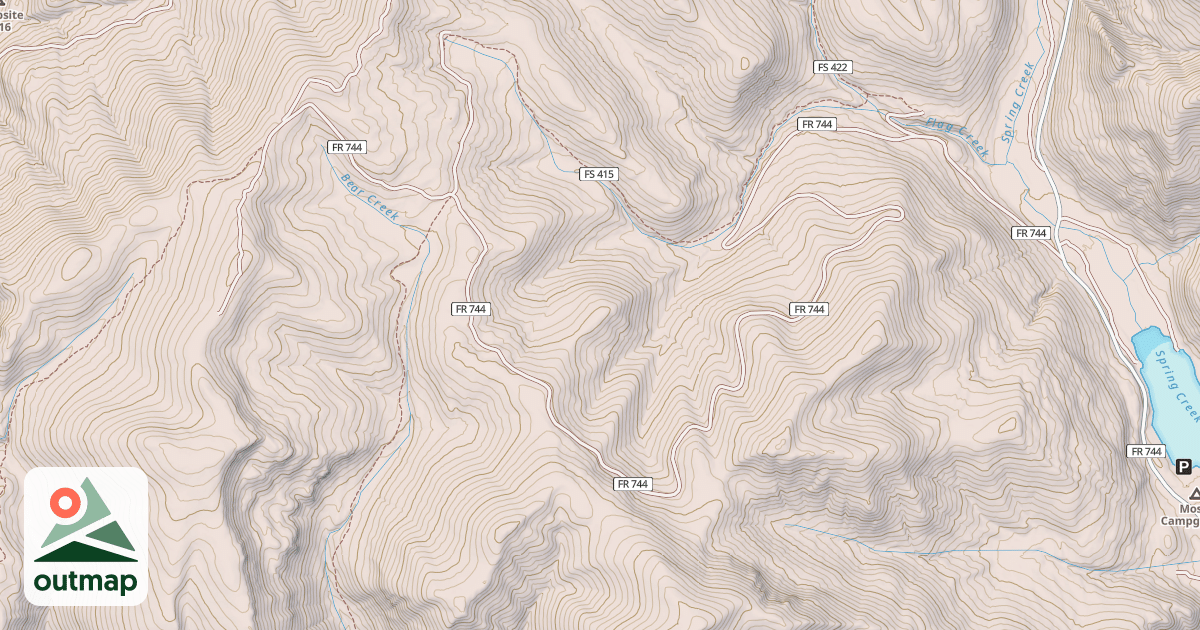 Map of Bear Creek