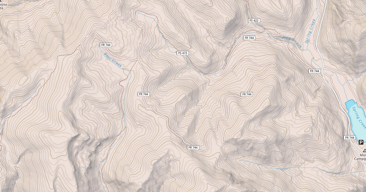 Map preview of Bear Creek