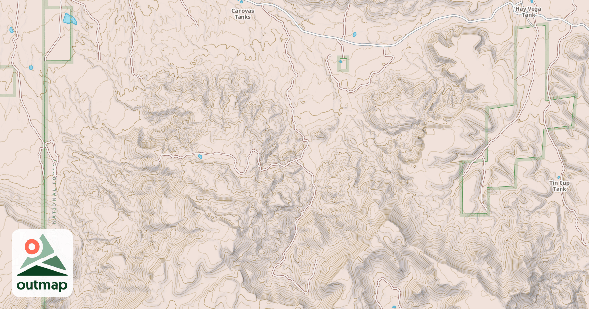 Map of 4001 S