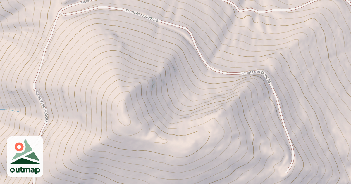Map of USFS Motor Vehicle Use Map Roads {EF373934-D72D-436D-AFF1-C3CED02B300C}