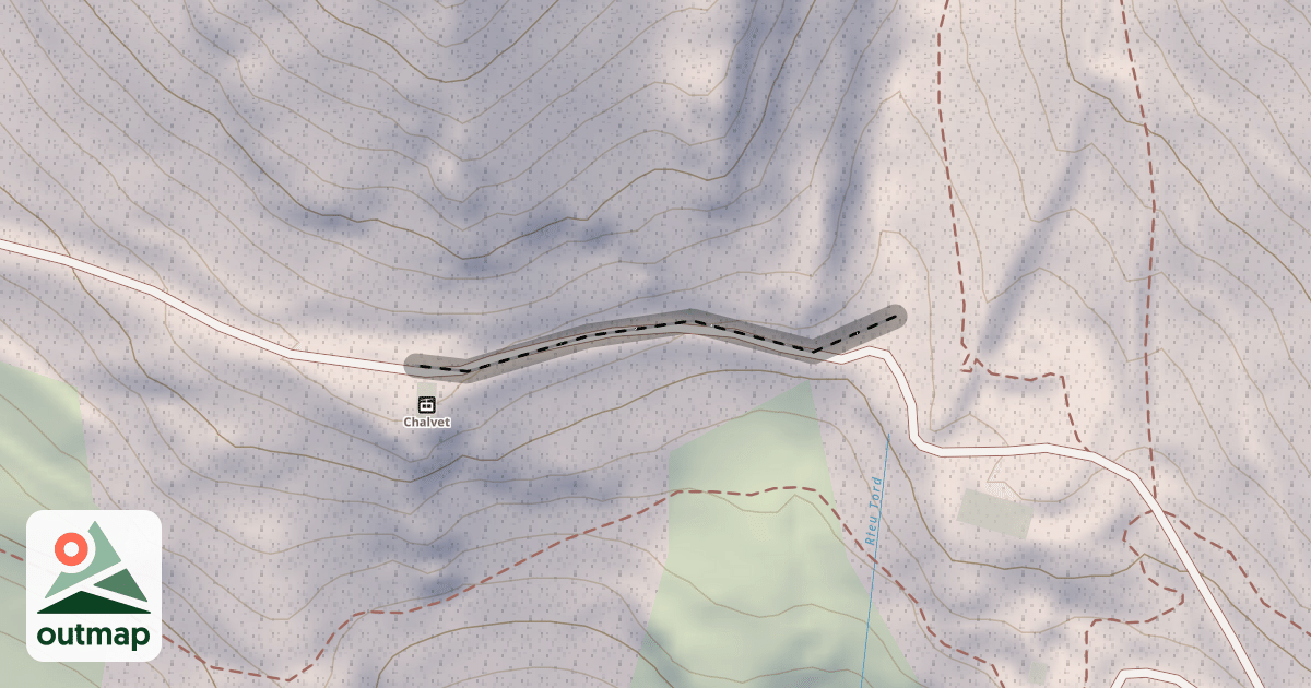 Map of Combe Charbonnière