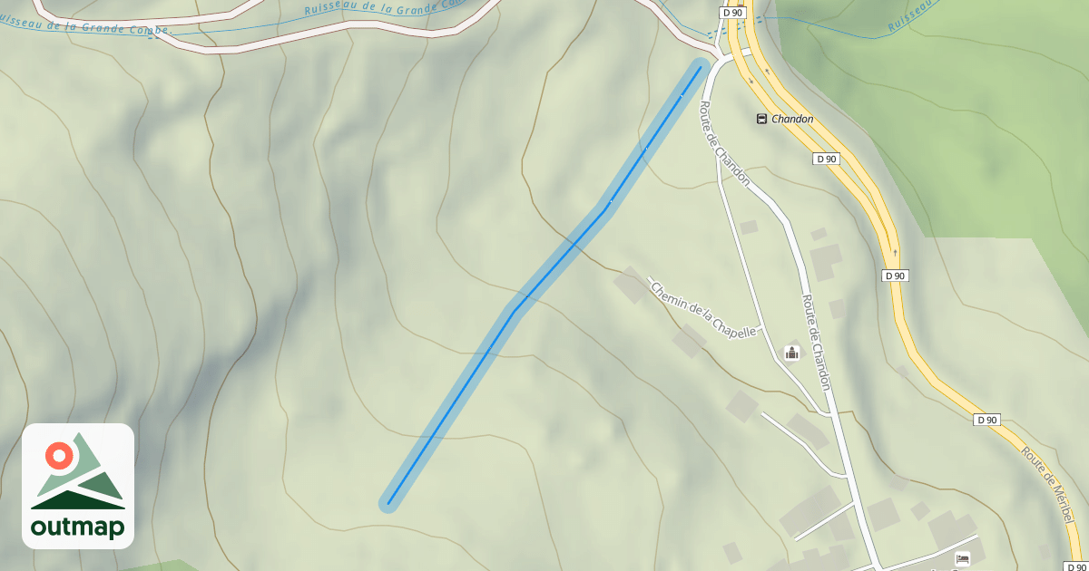 Map of Chandon