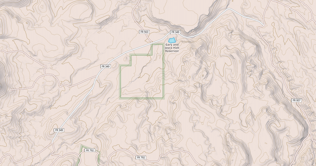 Map preview of CALF SPRING