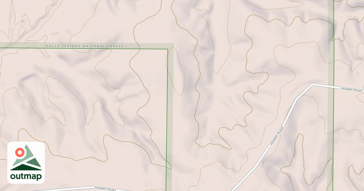 Map of NORTH CHILLI LAKE