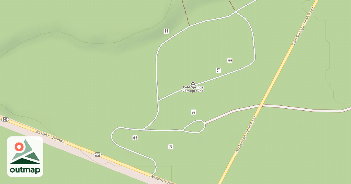 Map of COLD SPRINGS C G